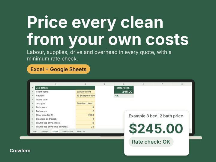 Cleaning Business Quote Engine: cover